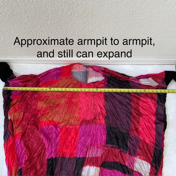 ALEMBIKA SUNSET STRIP MAXI DRESS, MAGENTA PINK BLACK Women's Dress SIZE L - Picture 12 of 12